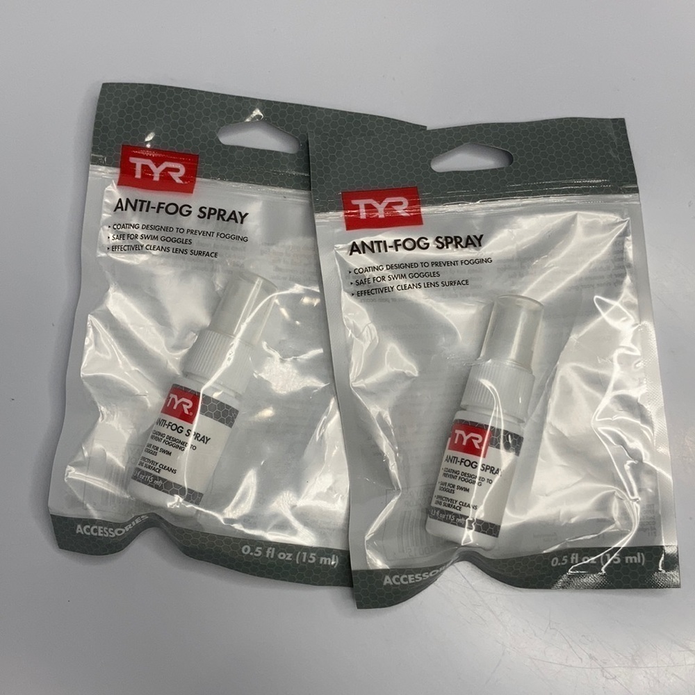 NEW TYR bundle‎ 2 anti fog spray & 1 silicone molded ear plugs